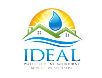 Ideal Waterproofing Melbourne logo design by frontrunner