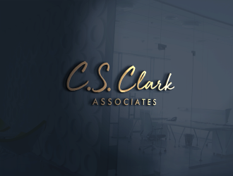 C.S. Clark and Associates  logo design by rezadesign