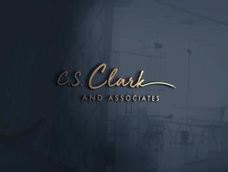 C.S. Clark and Associates  logo design by rezadesign