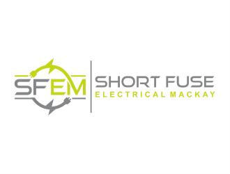 Short Fuse Electrical Mackay logo design by tsumech