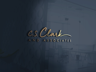 C.S. Clark and Associates  logo design by rezadesign