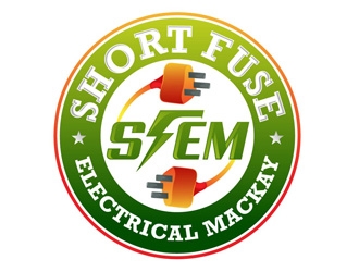 Short Fuse Electrical Mackay logo design by DreamLogoDesign