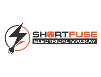 Short Fuse Electrical Mackay logo design by DreamLogoDesign