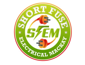 Short Fuse Electrical Mackay logo design by DreamLogoDesign