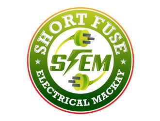 Short Fuse Electrical Mackay logo design by DreamLogoDesign