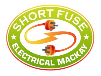 Short Fuse Electrical Mackay logo design by DreamLogoDesign