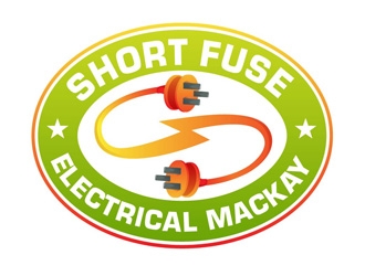 Short Fuse Electrical Mackay logo design by DreamLogoDesign