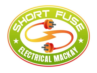 Short Fuse Electrical Mackay logo design by DreamLogoDesign