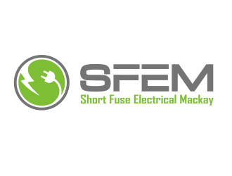 Short Fuse Electrical Mackay logo design by YONK