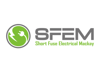 Short Fuse Electrical Mackay logo design by YONK