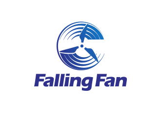 Falling Fan logo design by YONK