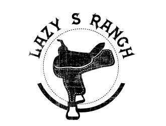 Lazy S Ranch logo design by harshikagraphics