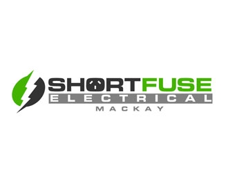 Short Fuse Electrical Mackay logo design by DreamLogoDesign