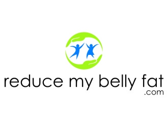 reduce my belly fat.com logo design by jetzu