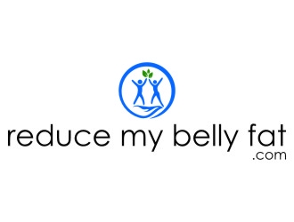 reduce my belly fat.com logo design by jetzu