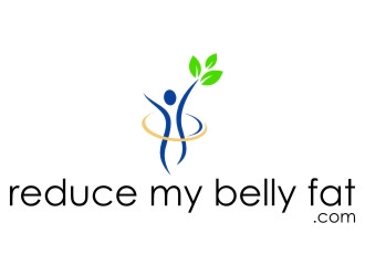 reduce my belly fat.com logo design by jetzu