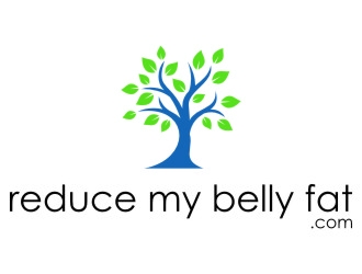 reduce my belly fat.com logo design by jetzu