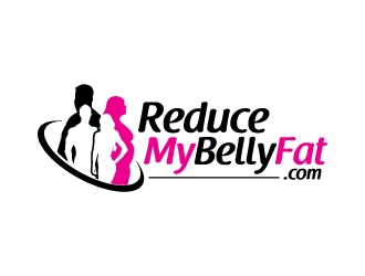 reduce my belly fat.com logo design by jaize