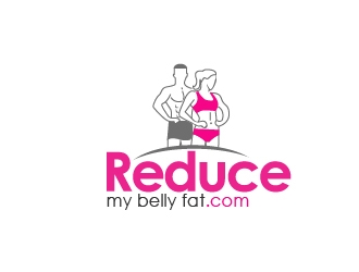 reduce my belly fat.com logo design by art-design