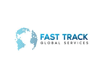 fast track global services logo design by Erasedink