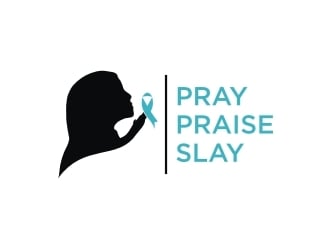 Pray Praise Slay logo design by EkoBooM