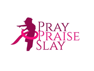 Pray Praise Slay logo design by Mad_designs