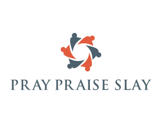 Pray Praise Slay logo design by BlessedArt