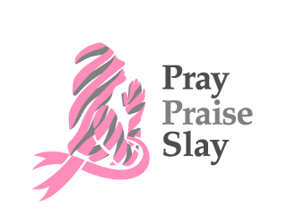 Pray Praise Slay logo design by MantisArt