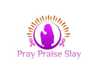 Pray Praise Slay logo design by uttam