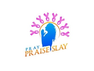 Pray Praise Slay logo design by uttam