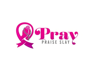 Pray Praise Slay logo design by usashi