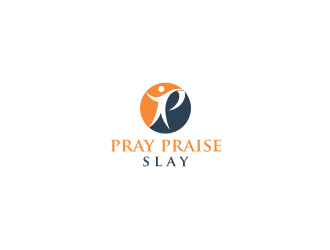 Pray Praise Slay logo design by Barkah