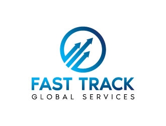 fast track global services logo design by Erasedink