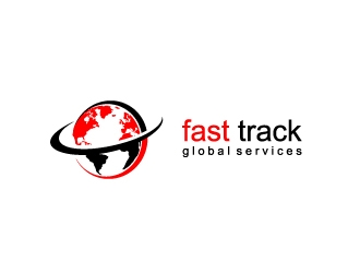 fast track global services logo design by samuraiXcreations