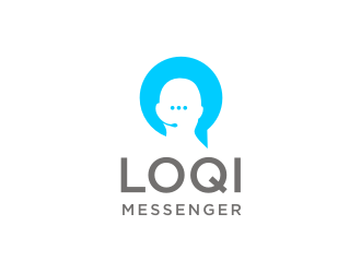 Loqi Messenger logo design by ohtani15