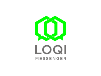 Loqi Messenger logo design by ohtani15