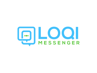 Loqi Messenger logo design by RIANW