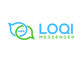 Loqi Messenger logo design by RIANW