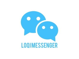 Loqi Messenger logo design by dibyo