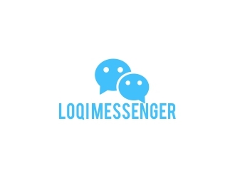 Loqi Messenger logo design by dibyo