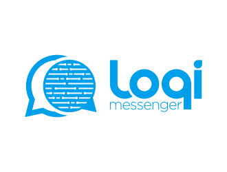 Loqi Messenger logo design by Realistis