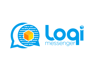 Loqi Messenger logo design by Realistis