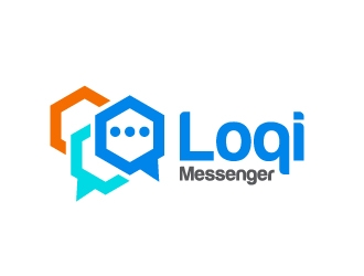 Loqi Messenger logo design by kgcreative