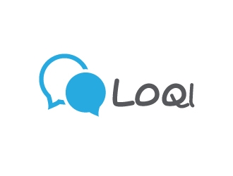 Loqi Messenger logo design by kgcreative