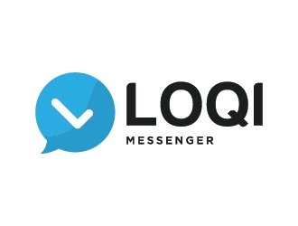 Loqi Messenger logo design by Fear