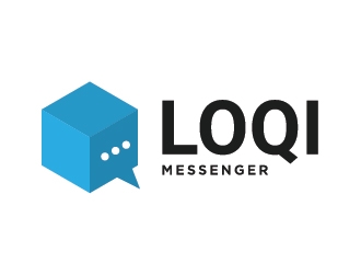 Loqi Messenger logo design by Fear