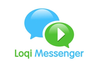 Loqi Messenger logo design by frontrunner