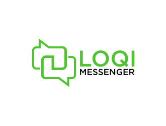 Loqi Messenger logo design by rief