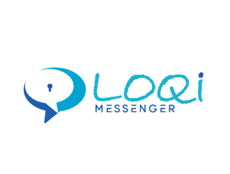 Loqi Messenger logo design by bluespix