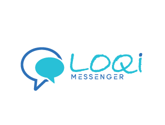 Loqi Messenger logo design by bluespix